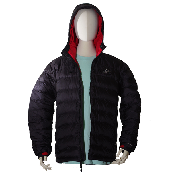 Patent down jacket on top function(men)