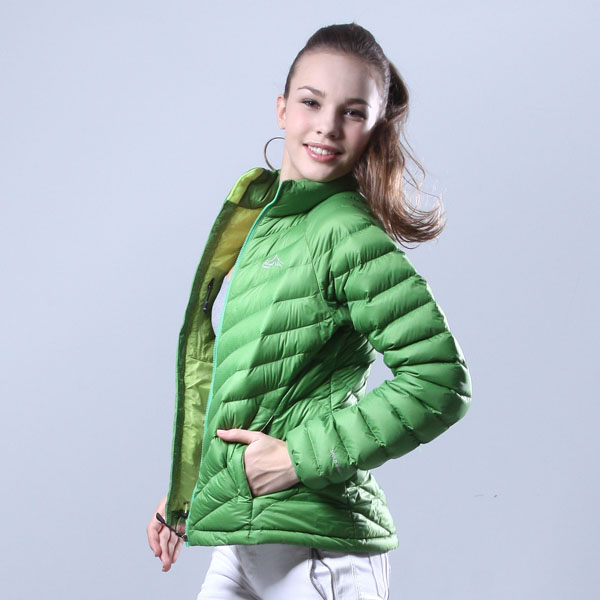 Patent down jacket on top function(Female model)Green